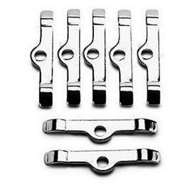 4404 Chrome Valve Cover HoldDown Tabs Buick