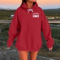 thumbnail image 2 of WZXFASHION Chandail à Col Imprimé pour la Journée de Compétition pour Femmes, Épaules Dénudées, Manches Longues, Offres du Jour, Liquidation, Chandail à Col Rond, 2 of 9