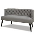 thumbnail image 1 of Celine Tufted Canapé Nailhead Accents Uptown Gris, 1 of 16