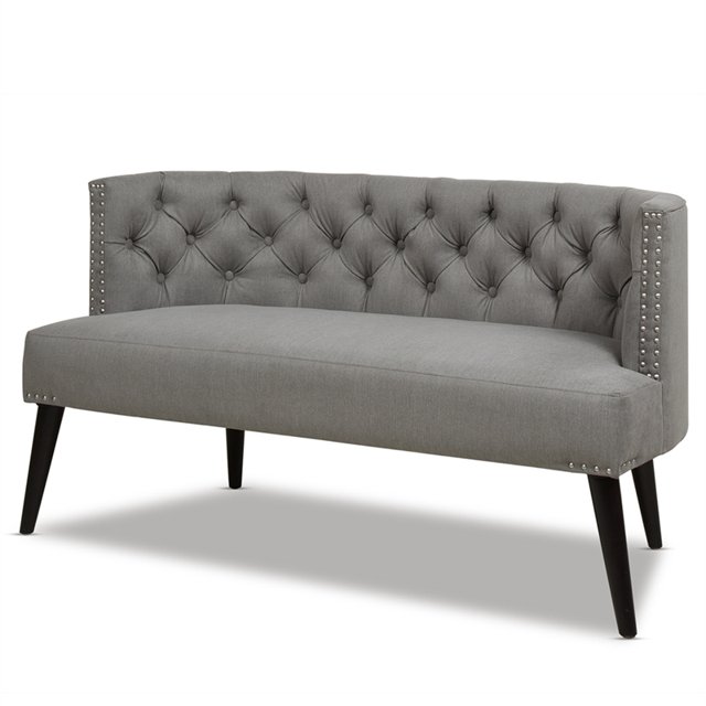 Celine Tufted Canapé Nailhead Accents Uptown Gris