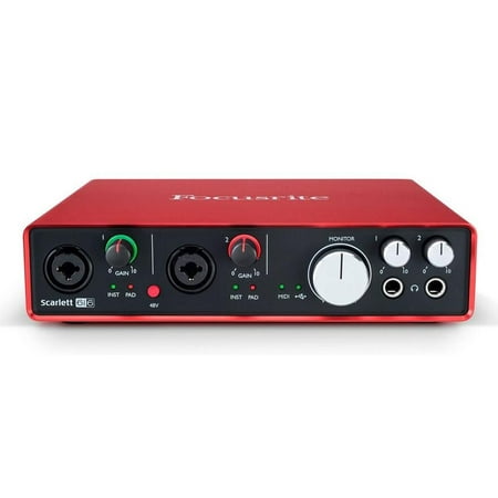 Focusrite Scarlett 6i6 (2nd Gen) USB Audio Interface with Pro Tools - First -