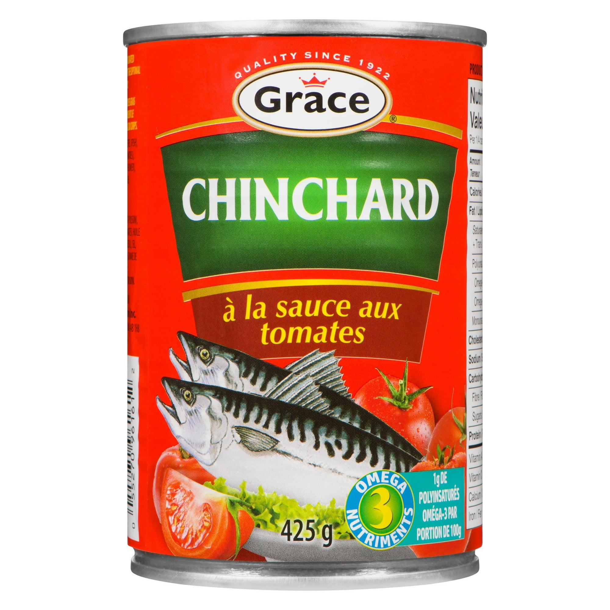 Grace Jack Maquereau Sauce De Tomate, 425ml Can