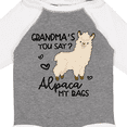 thumbnail image 4 of Inktastic Grandma's You Say Alpaca My Bags Boys or Girls Long Sleeve Baby Bodysuit, 4 of 5