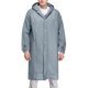 thumbnail image 4 of Capa impermeable de EVA para mujer, para exteriores, de manga larga, con capucha, para hombre y mujer, 2 piezas, 4 of 8