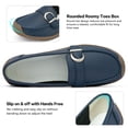 thumbnail image 4 of Ecetana Women's Leather Loafers Classic Slip-On Dress Flats Comfort Office Shoes, 4 of 8