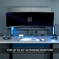 thumbnail image 4 of VIVO Single Ultrawide Monitor Pegboard Panel Mount, Fits up to 49" Screens, 4 of 8