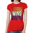 thumbnail image 1 of Womens Love Wins Banner Camiseta de manga corta - Roja - Pequeño Love Wins Camiseta de manga corta, 1 of 1