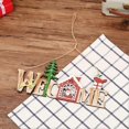 thumbnail image 5 of Christmas Welcome Label Wooden Sign, 5 of 5