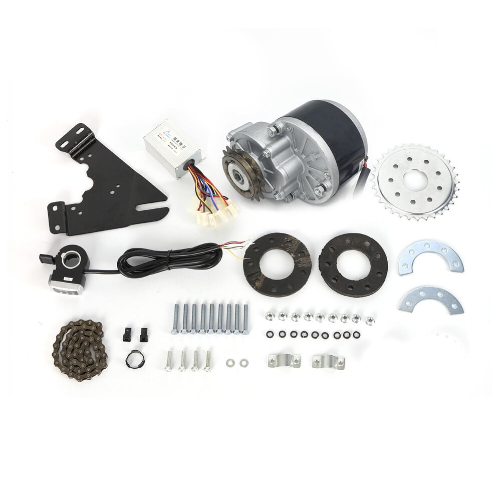 Electric Bike Drive Motor Kit 24V Left Side Mountain E-Bike Conversion Thumb Kit