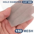thumbnail image 4 of Uxcell 150 Mesh 15.7"x47.2" 304 Stainless Steel Woven Wire Mesh Screen 0.07mm Hole, 4 of 7