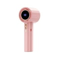 thumbnail image 2 of Portable Handheld Fan, Usb Rechargeable, Personal Air Cooler, Multi-speed Airflow, Digital Display, for Travel Home Workspace and Bedroom, Pink, by FAJHHA, 2 of 7