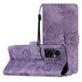 thumbnail image 1 of Compatible avec OnePlus Nord N20 Étui Papillon Embossé 5G avec Portefeuille et Support, 1 of 5