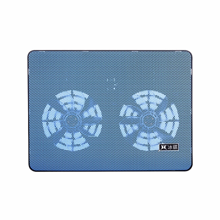 Anself Laptop Cooling Pad With Dual Fans, Blue photo 2