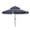 Navy/White, variant on Safavieh Milan Fringe 9' Market Crank Double Top Patio Umbrella, White