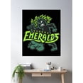 thumbnail image 2 of Like-Eugene-Emeralds-Baseball Poster Wall Art, Modern Wall Decor For Living Room Bedroom, 16x24 UNFRAMED, 2 of 3