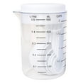 thumbnail image 1 of WHEANG 7 Piece Plastic Measuring Cups And Spoons Set With Clear Markings 500ml Capacity Ideal For Baking And Measuring Flour And Other Ingredients In The Kitchen, 1 of 9