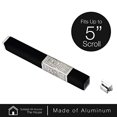 thumbnail image 4 of A&S Mezuzot Aluminum Mezuzah Case with Mordern Jerusalem Shin Design Waterproof Home Blessing Protection Housewarming Gift (Black, 12cm - 5inch), 4 of 5