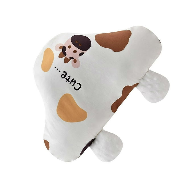 Baby Pillow for Head Shaping Soft Cotton Prevent Startle Multifunctional Baby Head Pillow for Sleeping Cow Pillow