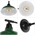 thumbnail image 6 of JONATHAN Y Wallace 12.25" 1-Light Farmhouse Industrial Indoor/Outdoor Iron LED Victorian Arm Outdoor Sconce, Green, 6 of 8