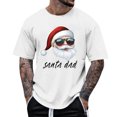 thumbnail image 1 of Tops para hombre, blusas y camisas de manga corta con cuello redondo para hombre, camiseta informal con cuello redondo y estampado para hombre, blusa de manga corta, blusa de poliéster para hombre, 1 of 4