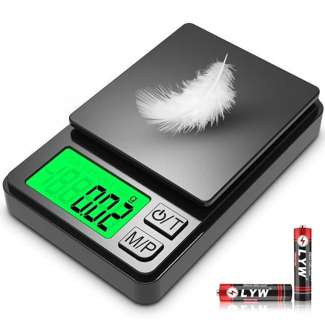 Báscula digital 1000 g 0.01 g Báscula de cocina Báscula para joyería Báscula portátil para café hierbas oro y gemas