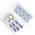 thumbnail image 4 of Balery Blue Lightning2 for Stainless Steel Kids Silverware Set - Child and Toddler Safe Flatware - Children's Knife, Fork And Spoon Set - Metal Kids Cutlery Set, 4 of 8