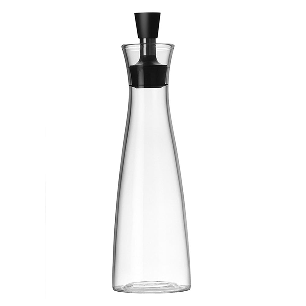 Olive Oil And Vinegar Glass Dispenser Vinegar Pourer Bottles w/ Control Switch 