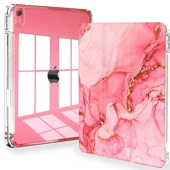 Funda Feams para iPad 11th Gen 11" 2025 con soporte para lápices, color rosa