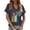 Navy, variant on Wang6 Womens Plus Size V Neck Tshirts Casual Short Sleeve Imagine All the People Living Life in Peace Letter Printed Graphic Tees Summer Loose Fit Tops Pink XL