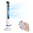 thumbnail image 1 of Pemberly Row Portable 48" Tower Fan with Remote and LED Control in White, 1 of 10