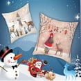 thumbnail image 4 of Funda Almohada Papá Noel Estampado Viejo Sofá Cama Ideal Dormitorio Feliz Navidad 45x45cm, 4 of 5