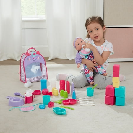 My Sweet Love Accessory Play Set for Baby Dolls, 51 Pieces
