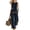 Navy, variant on Women's Summer 2 Piece Outfits,Two Piece Linen Set Sleeve Crop Tops And Palazzo Pants Flowy Pants And Top Set Gray S