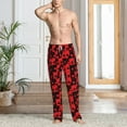 thumbnail image 2 of Gukieu Playing Cards Print Men's Home Trousers, Elastic Drawstring Home Pajamas Clothing Suitable for Adult Men-XX-Large, 2 of 6