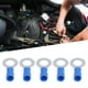 thumbnail image 4 of Terminal Preaislado, 100 Piezas De Anillos Terminales De Engarzado De Cobre Estañado De Resistencia Química Azul Para Iluminación De Transporte, 4 of 7