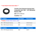 thumbnail image 2 of Transfer Case Extension Housing Seal - Compatible with 1983 - 1997 Mitsubishi Montero 4WD 1984 1985 1986 1987 1988 1989 1990 1991 1992 1993 1994 1995 1996, 2 of 2
