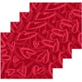 thumbnail image 2 of Coolnut Valentine's Day Love Heart Washcloths 6 Pack, Highly Absorbent Soft Cotton Fingertip Towels for Bathroom, Kitchen, Gym, Spa, Home Decor, 12 x 12 Inch Washcloth Gift, 2 of 7