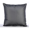 thumbnail image 1 of Funda de cojín personalizada, fundas de almohada grises, funda de almohada con borde de púas metálicas, fundas de almohada de 35 x 35 cm (14 x 14 pulgadas), funda de almohada cuadrada de piel, 1 of 5