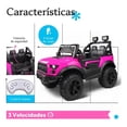 thumbnail image 2 of Montable Eléctrico The Baby Shop - con controlo remoto, con conexion USB, Bluetooth y auxiliar Rosa - Luz y Sonido, 2 of 4
