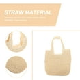 thumbnail image 2 of NUOLUX Beach Shoulder Bag Women Woven Beige 1Pack, 2 of 6