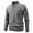 Gray, variant on ZUKMRJPC Men's Quarter Zip Sweaters Long Sleeve Patchwork Slim Fit Lightweight Mock Neck Pullover Sweaters Casual Knit Texture Warm Tops