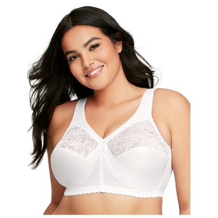 

Glamorise Full Figure Plus Size MagicLift Original Support Bra Wirefree #1000