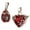 Enamel Red, variant on Heart Charm Cremation Jewelry Keepsake Memorial Pendant For Urn Necklace Dangle