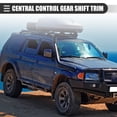 thumbnail image 2 of Unique Bargains Central Control Gear Shift Panel Cover Trim for Mitsubishi ABS Carbon Fiber Pattern Black, 2 of 7