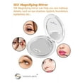 Magnifying Compact Mirror Snowflakes Elegant Compact Pocket Makeup