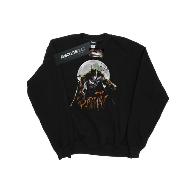 DC Comics Chandail Molletonné pour Hommes Batman Arkham Knight Halloween Moon