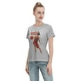 thumbnail image 4 of T-Shirt Basique à Manches Courtes pour Femmes Slam Dunk Rukawa Érable, 4 of 6