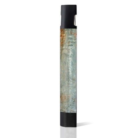 - Skin Decal Vinyl Wrap For Phix Vape / Rusted Steel Metal Plate Grey