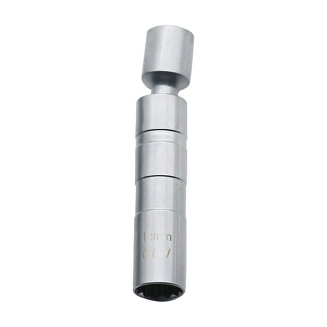 A Magnetic Steerable Spark Plug Socket Thin Walled Ignition Plug Wrench With 12 Angle Design, Strong Magnet And Swivel Action For Cars And Motorcycles 3.94X0.79X0.79In 0.44Lb