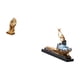 thumbnail image 5 of Figura de león, bailarina de ballet, estatua de resina, escultura de arte moderno, adorno con líneas elegantes, ideal para regalar, decorar el hogar,, 5 of 8